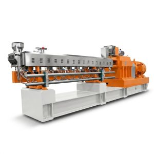 JUYUAN High Torque Twin Screw Extruder for Plastic Pelletizing and Modification