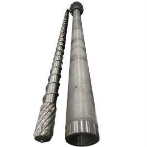 JUYUAN Bimetallic Screw and Barrel for PE Film Recycling