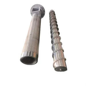 JUYUAN Granulation Line Bimetallic Screw and Barrel for Waste Recycling