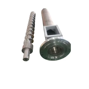 Bimetallic Treatment Screw and Barrel for Waste Recycling Granulation Line