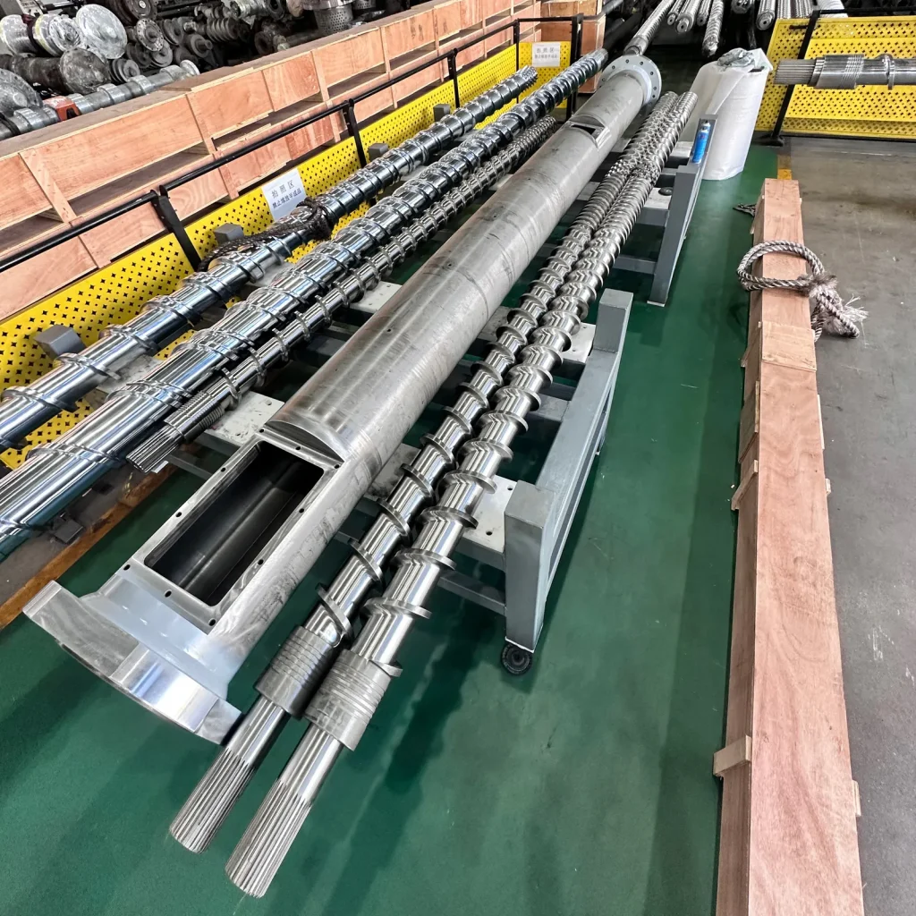 Bimetallic Parallel Twin Screw Barrel Steel Cylinder for Plastic Extrusion