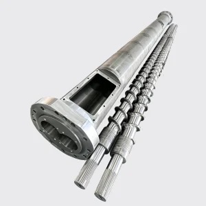 High Precision Parallel Twin Screw Barrel in Steel for Plastic Processing