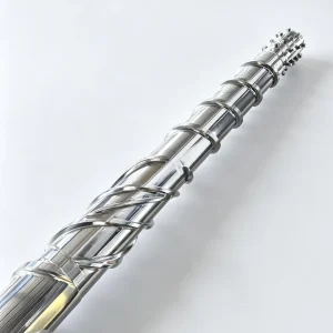 High Wear Resistant Chrome-Plated Steel Screw Barrel for Photovoltaic Film Extrusion